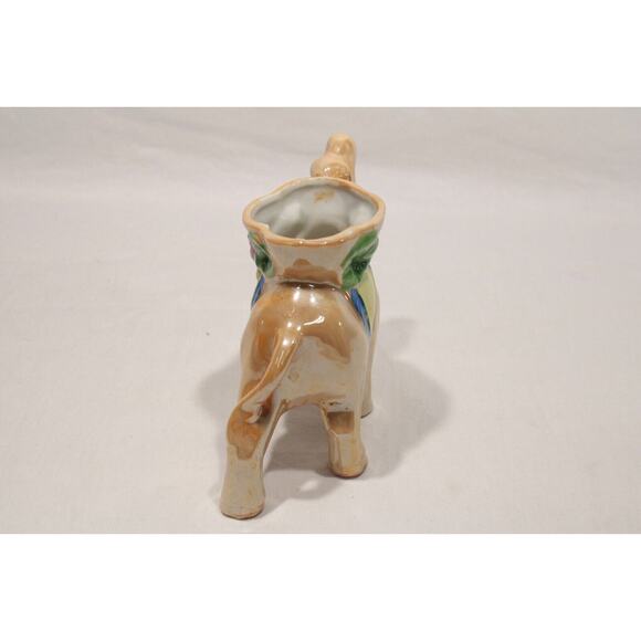 Vintage Lusterware Camel Figurine Small Planter Vase Ceramic Kitch MCM Japan - Picture 4 of 10